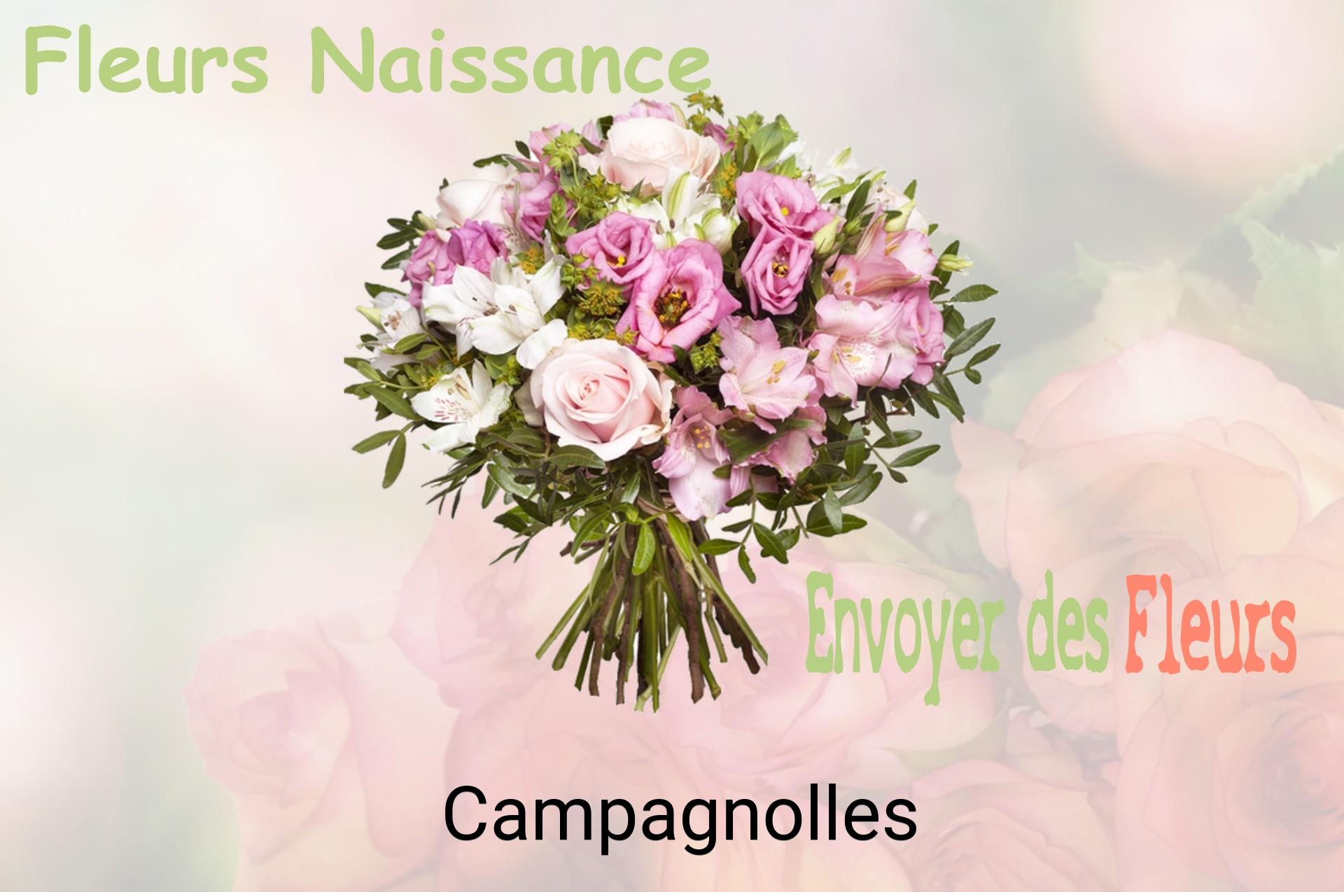 Bouquet de fleurs de naissance livré à Campagnolles